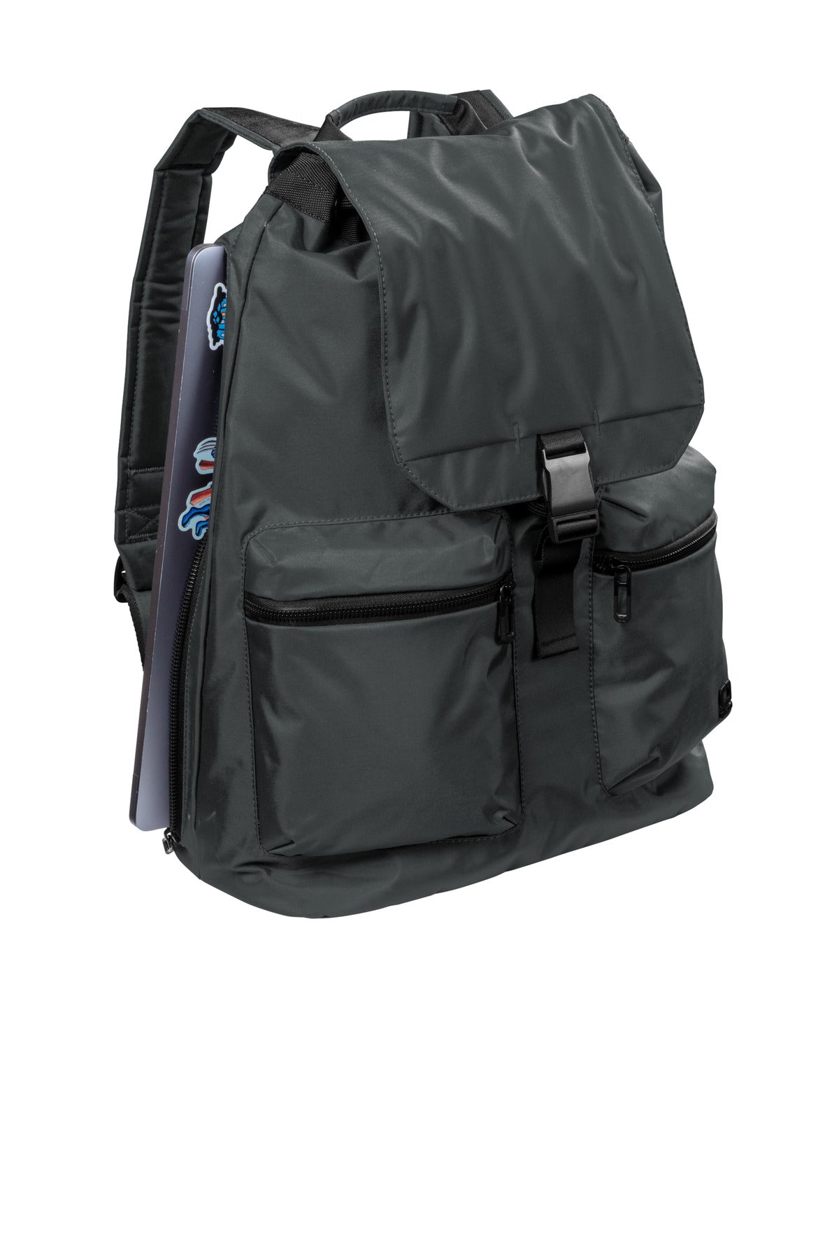 Front View of TarmacGrey OGIO Evolution Pack 91015 plain