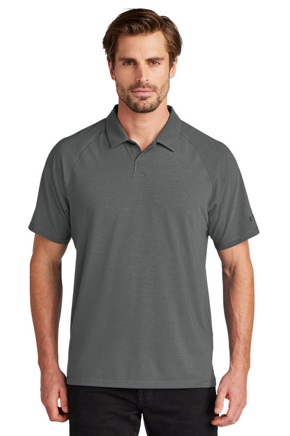 Front View of TarmacGrey OGIO Motion Polo OG152 plain