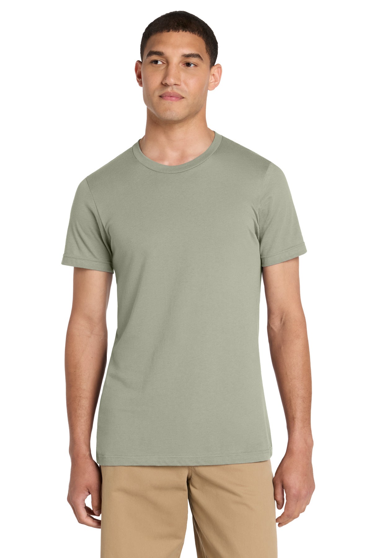 Front View of Thyme BELLA+CANVAS Unisex Jersey Short Sleeve Tee. BC3001 plain