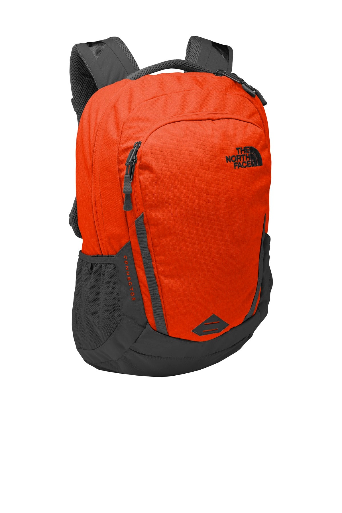 Front View of Tib Org/As Gry The North Face Connector Backpack. NF0A3KX8 plain