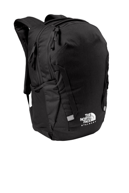 Front View of TNF Black The North Face Stalwart Backpack. NF0A52S6 plain