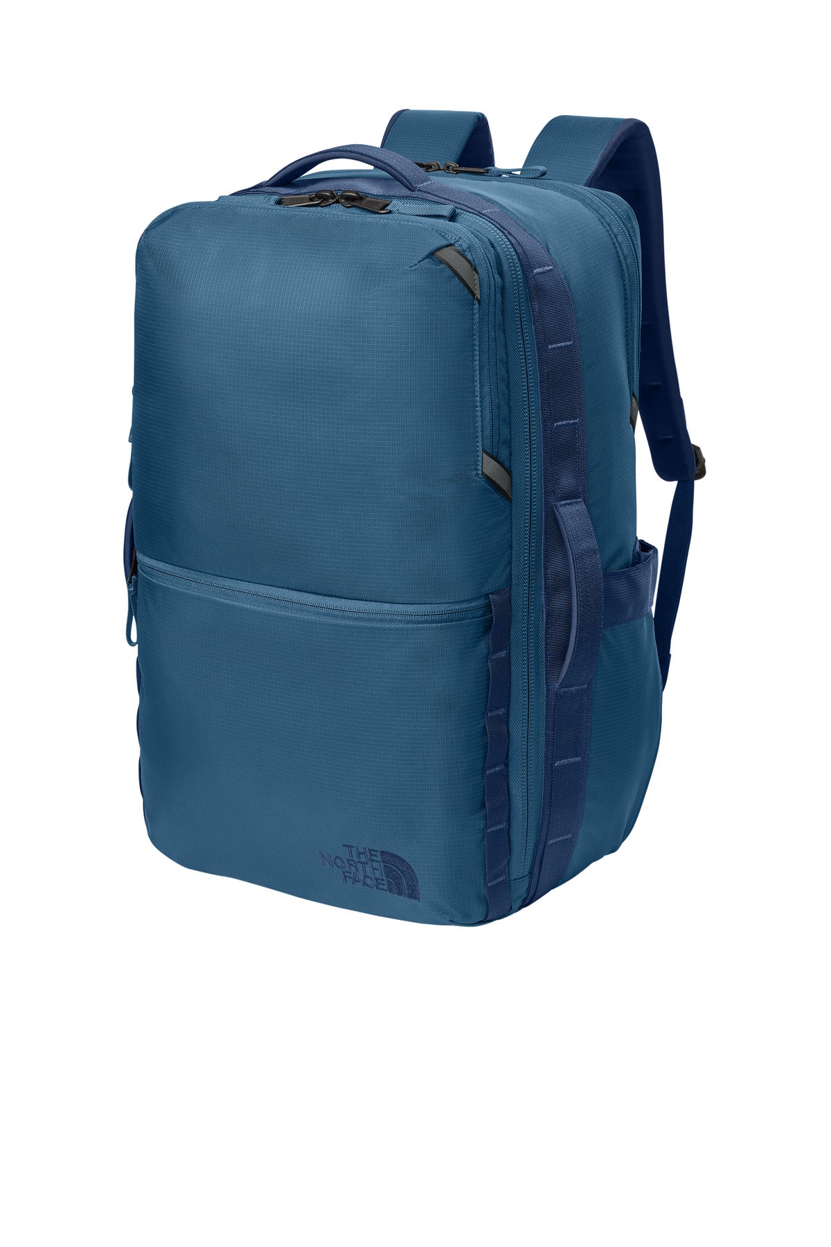 Front View of TNFBlack The North Face 35L Travel Backpack NF0A8EZK plain