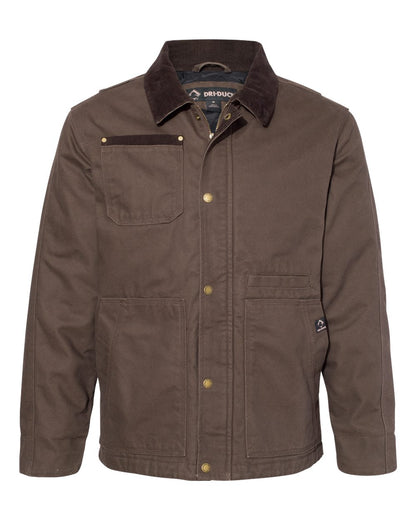 Front View of Tobacco Rambler Boulder Cloth Jacket Tall Sizes - 5091T plain