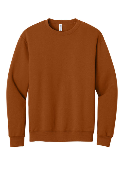 Front View of TOrange Jerzees - NuBlend Crewneck Sweatshirt. 562M plain