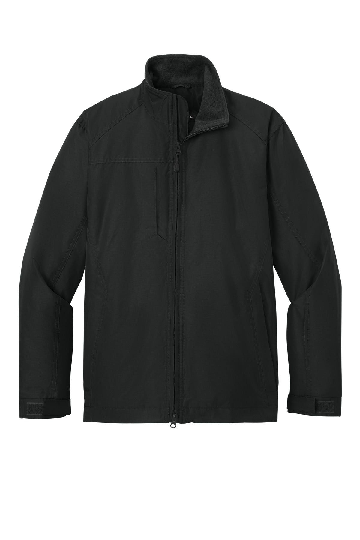 Front View of Tr Bk/Tru Bk Port Authority Challenger II Jacket. J354