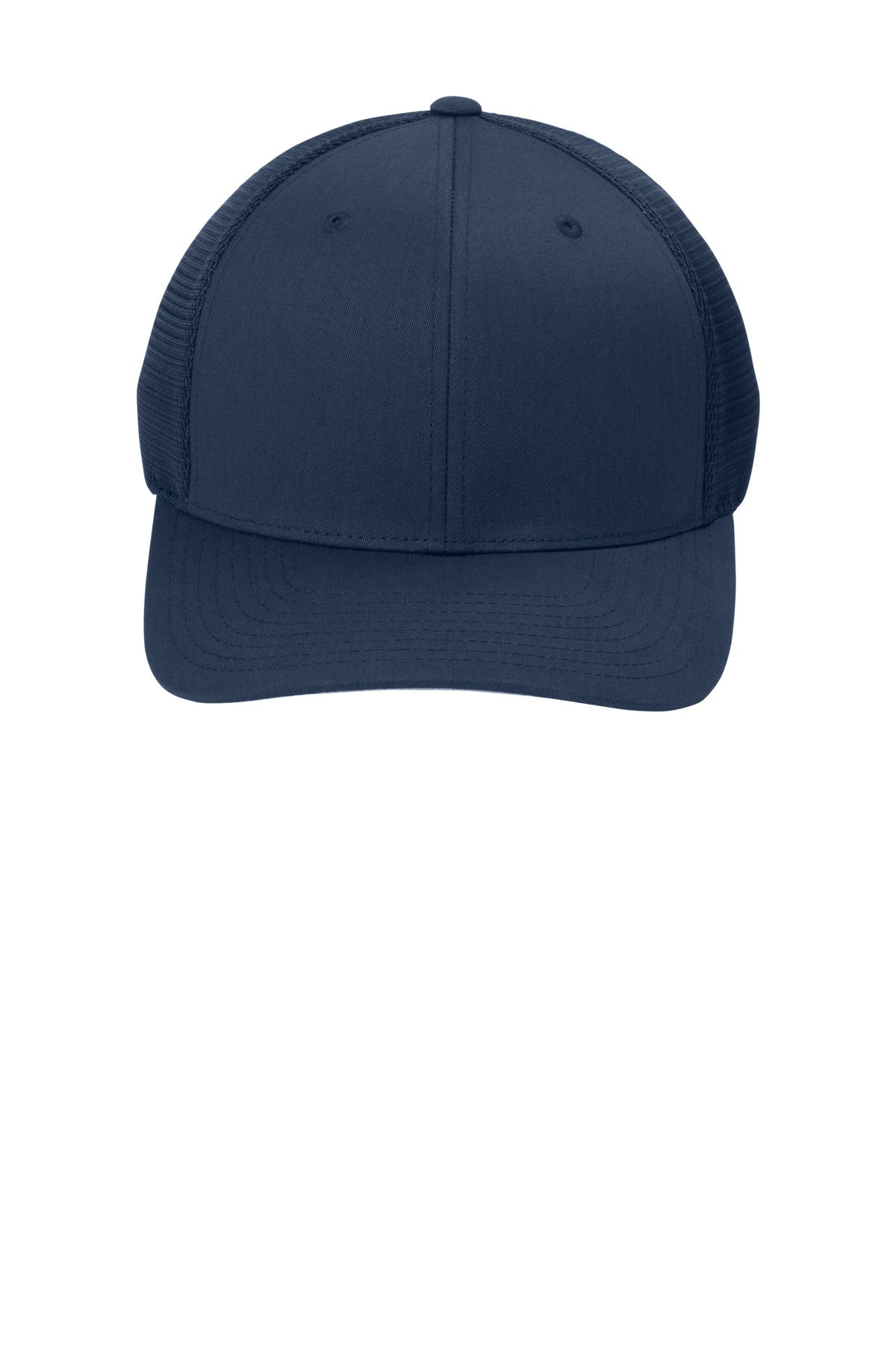 Front View of TrNv/TrNv Port Authority Flexfit 110 Mesh Cap C110 plain