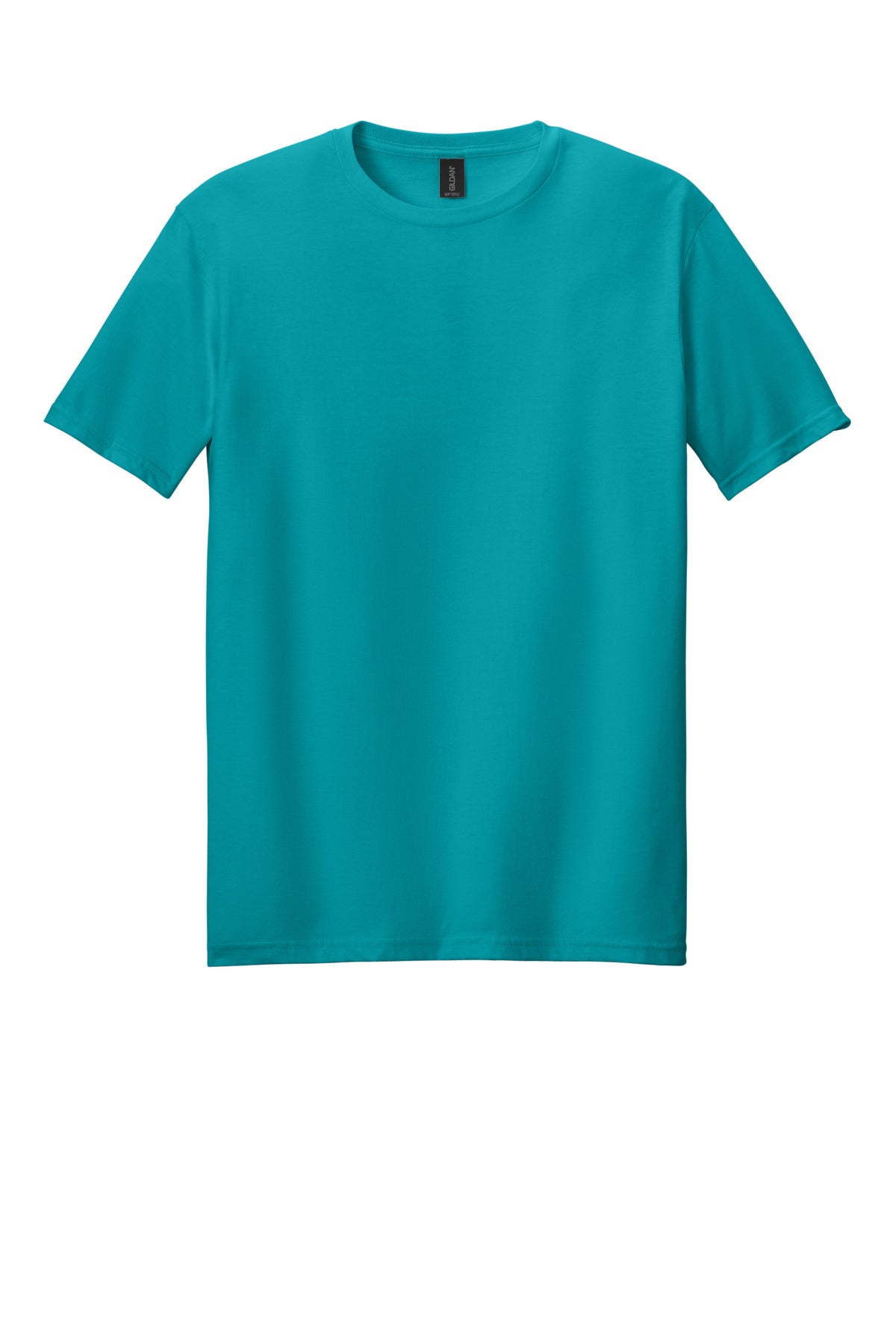 Front View of TrplBlue Gildan Softstyle T-Shirt. 64000 plain
