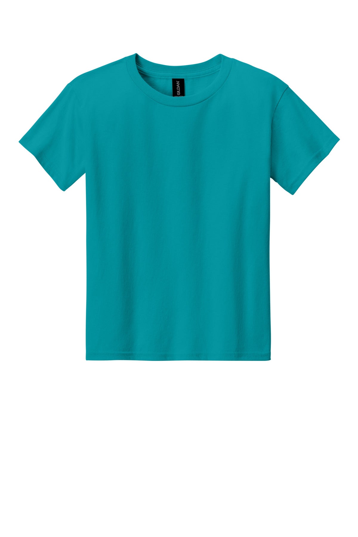 Front View of TrplBlue Gildan Youth Light Cotton Tee 3000B plain