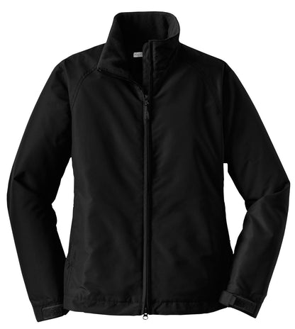 Front View of Tru Bk/Tru Bk Port Authority Women's Challenger Jacket. L354 plain