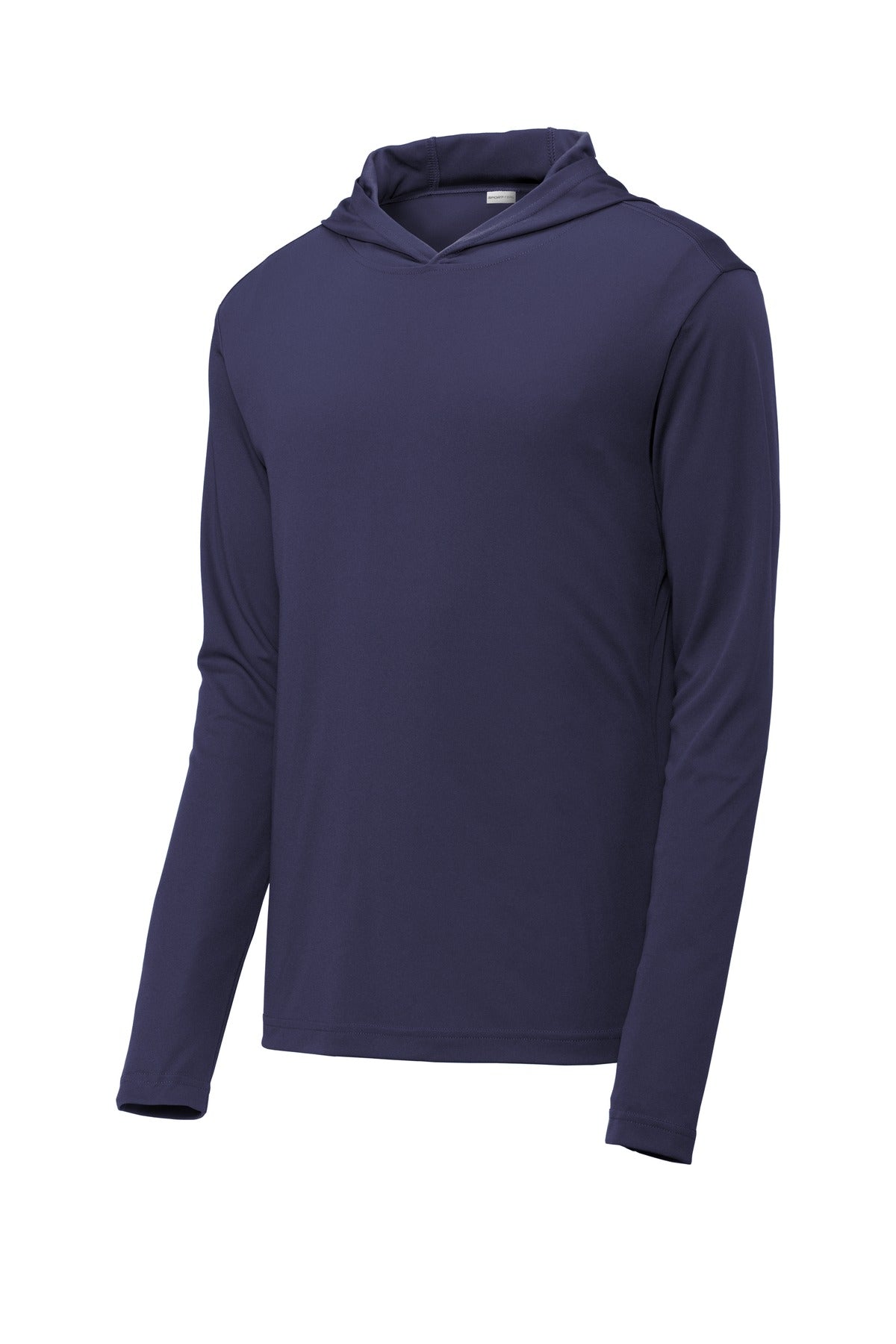 Front View of True Navy Sport-Tek PosiCharge Competitor Hooded Pullover. ST358 plain