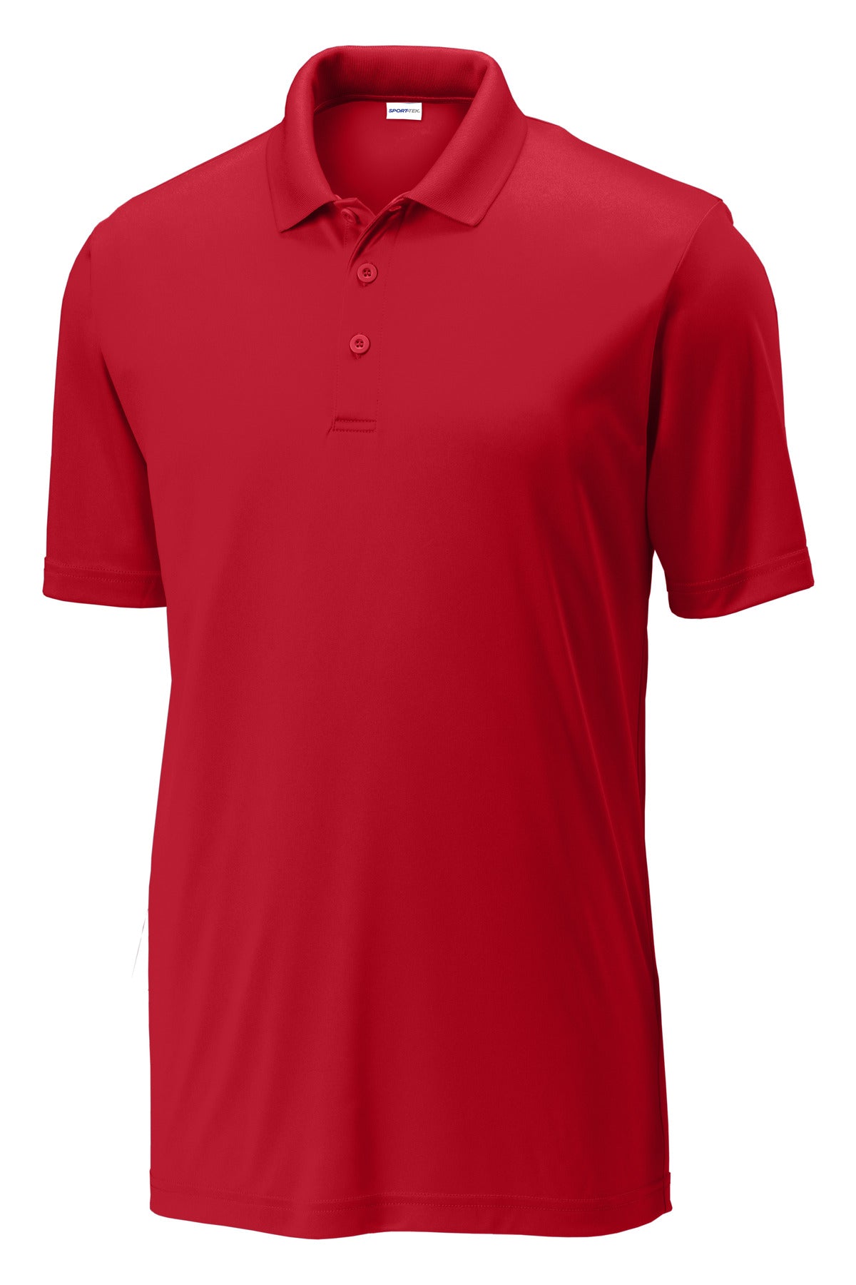 Front View of True Red Sport-Tek PosiCharge Competitor Polo. ST550 plain