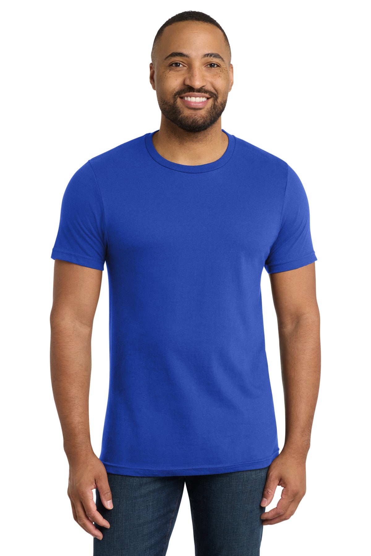 Front View of True Royal Port & Co Bouncer Tee PC600 plain