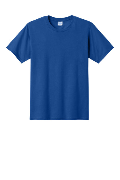 Front View of True Royal Port & Co Fan Favorite Tee. PC450 plain