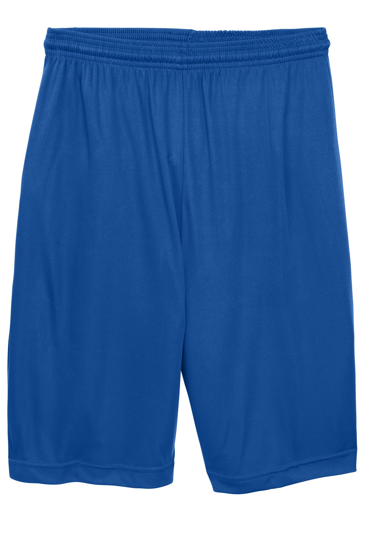 Front View of True Royal Sport-Tek Youth PosiCharge Competitor Short. YST355 plain