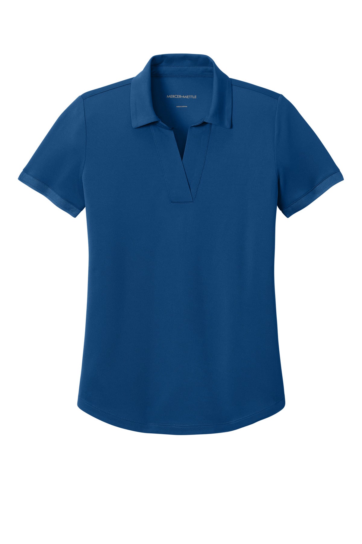 Front View of TrueBlue Mercer+Mettle Women's Everyday Performance Polo MM1031 plain