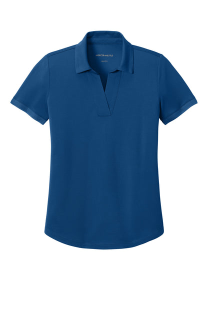 Front View of TrueBlue Mercer+Mettle Women's Everyday Performance Polo MM1031 plain