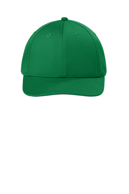 Front View of TrueKllyGr Sport-Tek Impact Mesh Stretch-Tek Adjustable Cap STC71 plain