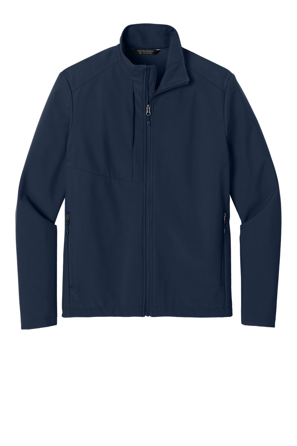 Front View of TrueNavy Port Authority C-FREE Core Soft Shell J720 plain