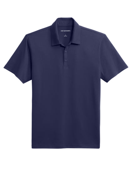 Front View of TrueNavy Port Authority Performance Staff Polo K398 plain