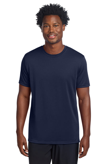 Front View of TrueNavy Sport-Tek Echo Tee ST760 plain