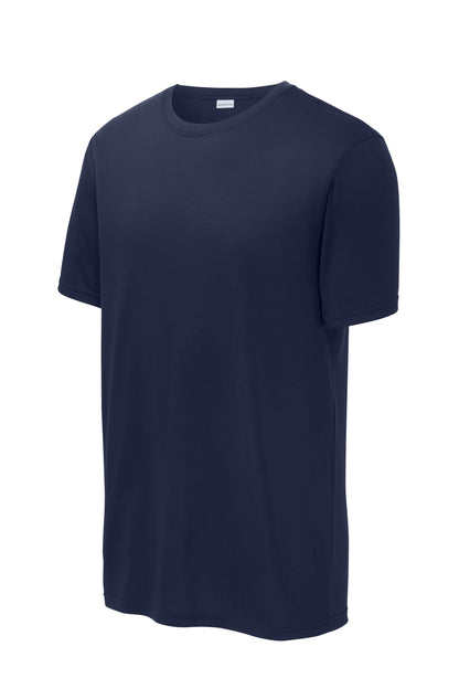Front View of TrueNavy Sport-Tek Echo Tee ST760 plain