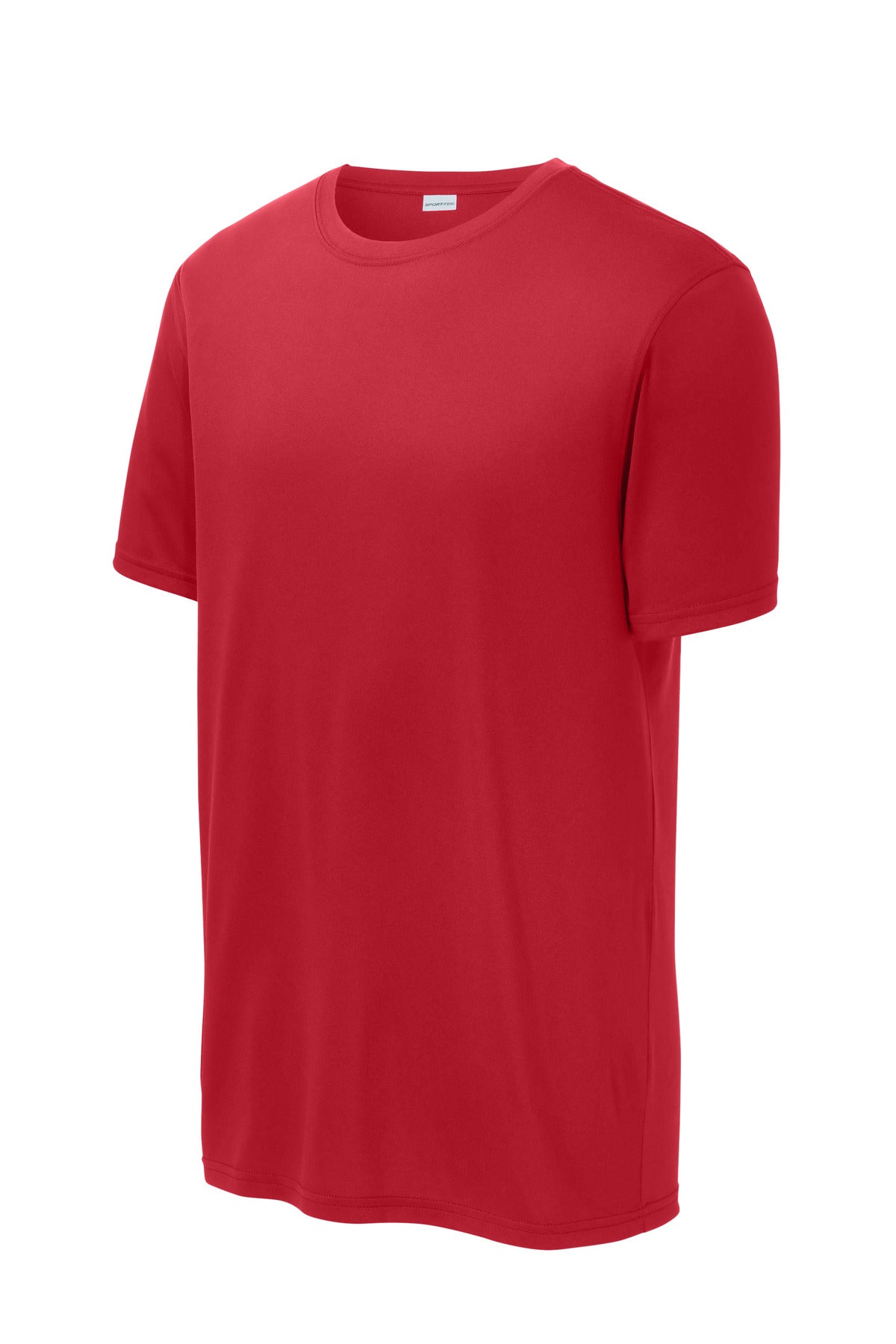 Front View of TrueRed Sport-Tek Echo Tee ST760 plain