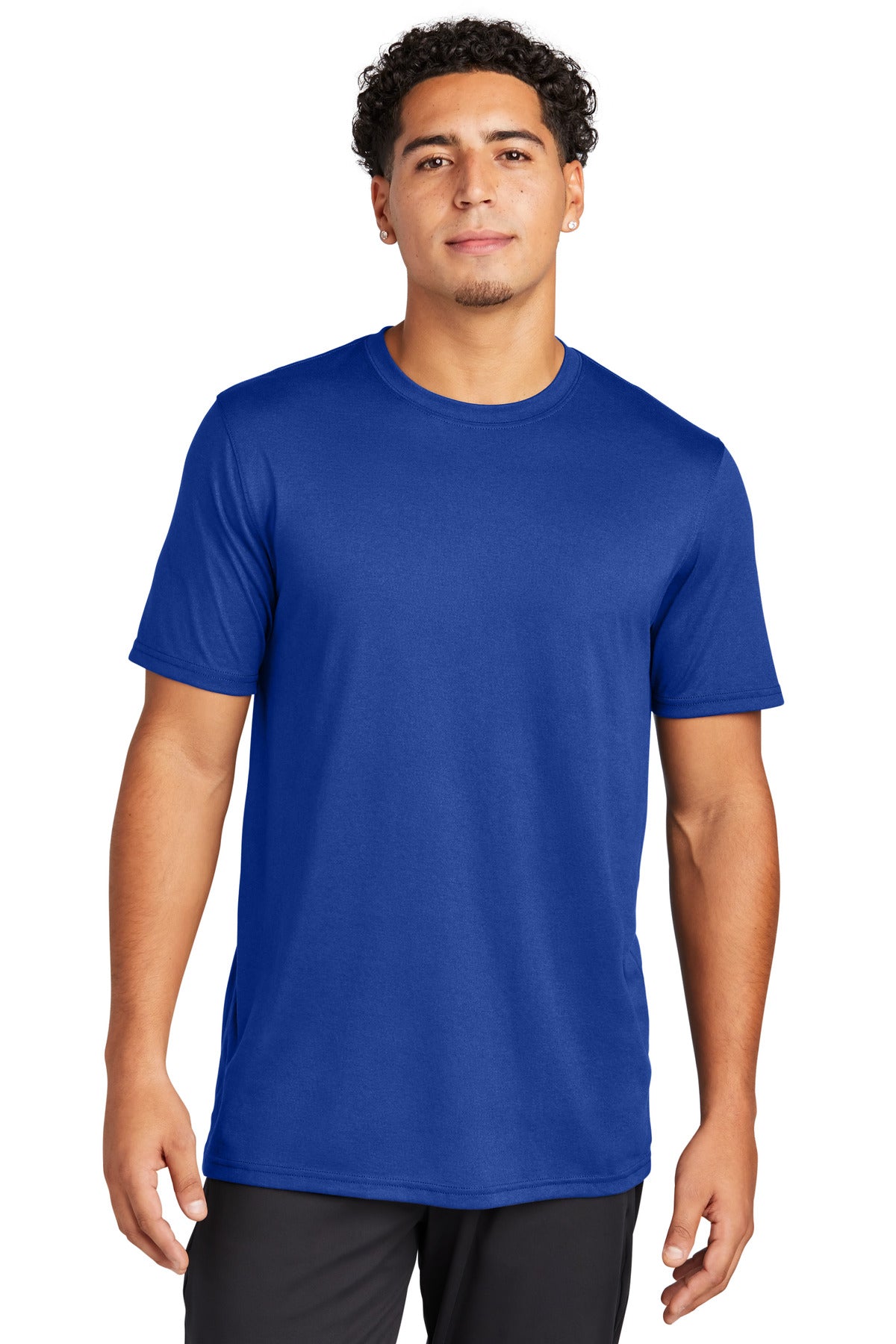 Front View of TrueRoyal Sport-Tek Echo Tee ST760 plain