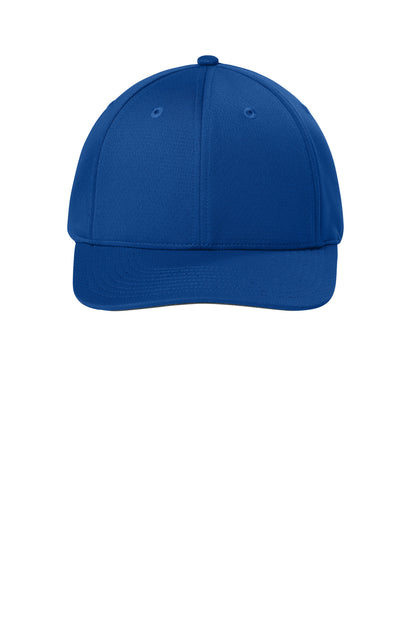 Front View of TrueRoyal Sport-Tek Impact Mesh Stretch-Tek Adjustable Cap STC71 plain