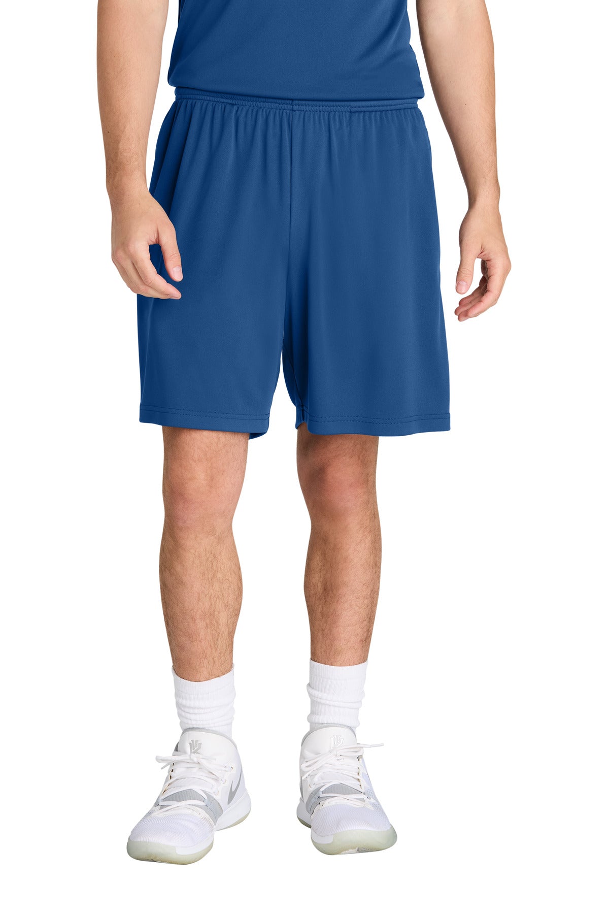 Front View of TrueRoyal Sport-Tek PosiCharge Competitor 7" Pocketed Short ST349P plain