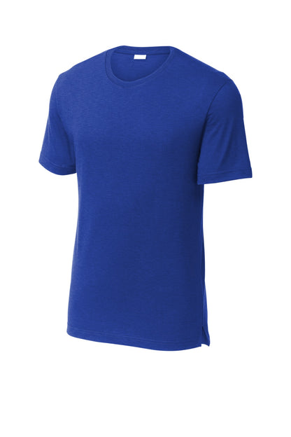 Front View of TrueRoyal Sport-Tek PosiCharge Strive Tee. ST430 plain