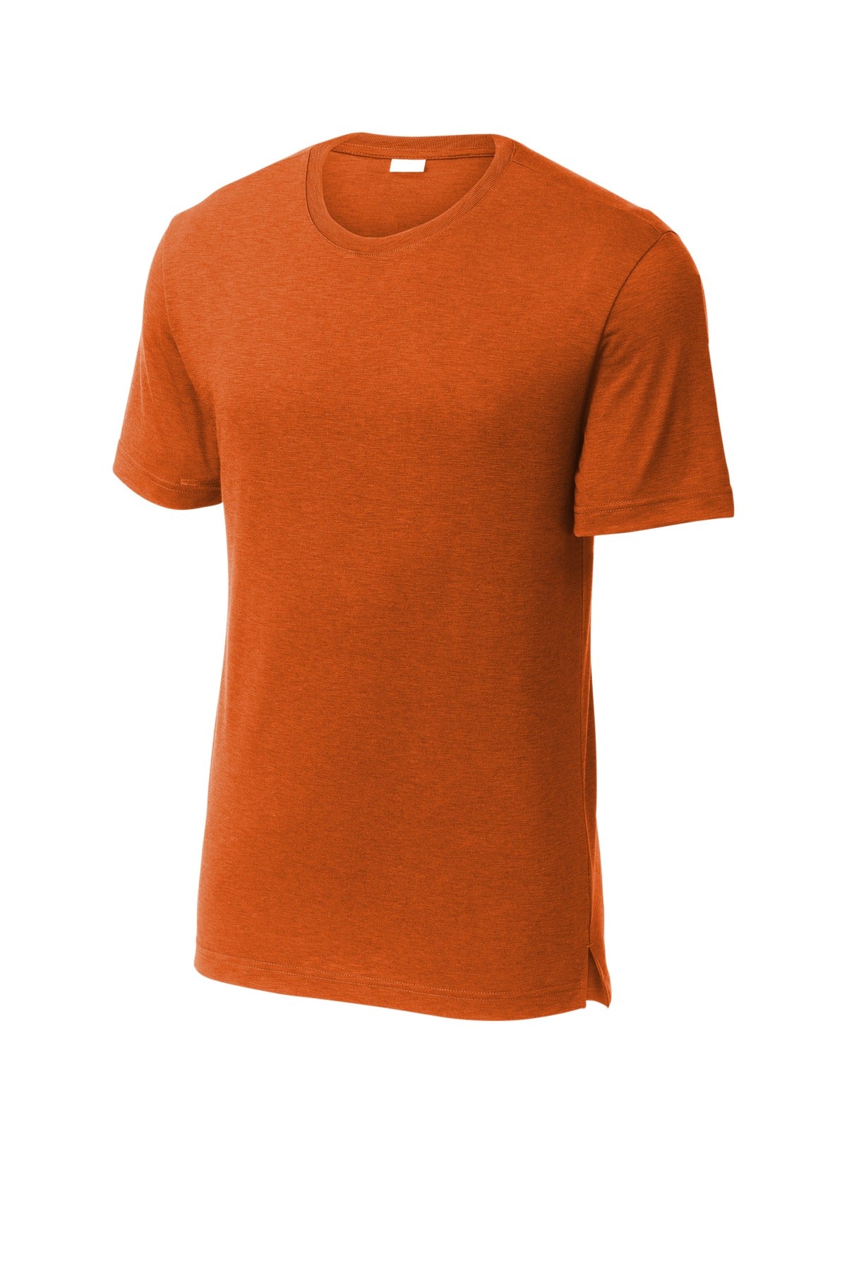 Front View of TxOrange Sport-Tek PosiCharge Strive Tee. ST430 plain