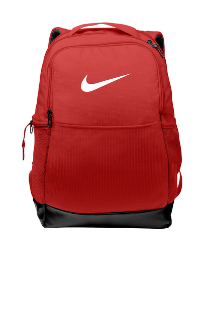 Front View of UniRed Nike Brasilia Medium Backpack NKDH7709 plain