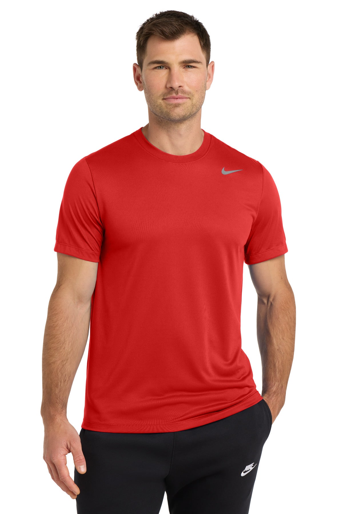 Front View of UniRed Nike Team rLegend Tee DV7299 plain