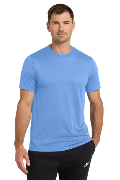 Front View of ValorBlue Nike Team rLegend Tee DV7299 plain