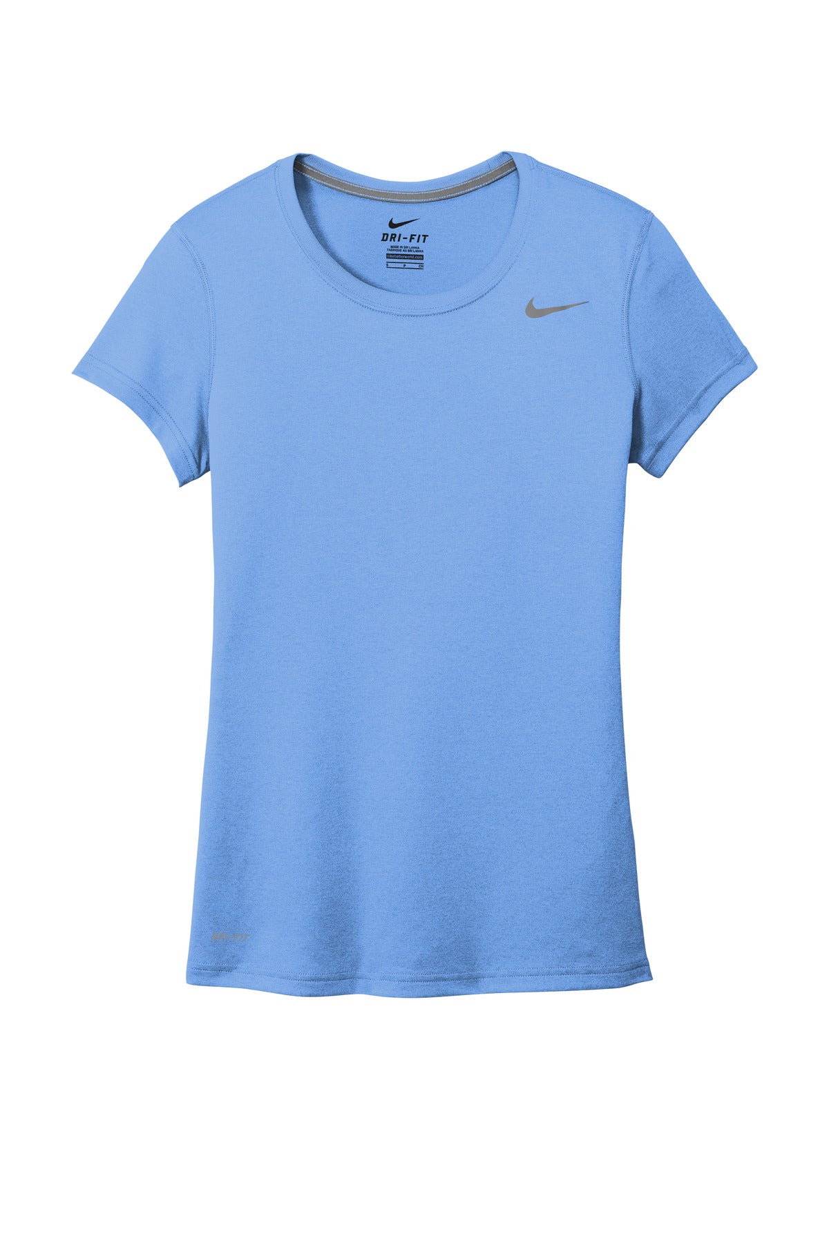 Front View of ValorBlue Nike Women's Team rLegend Tee DV7312 plain
