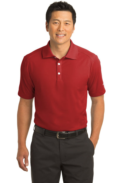 Front View of Varsity Red Nike Dri-FIT Classic Polo. 267020 plain