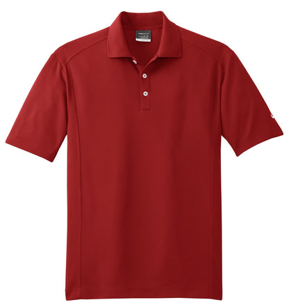 Front View of Varsity Red Nike Dri-FIT Classic Polo. 267020 plain