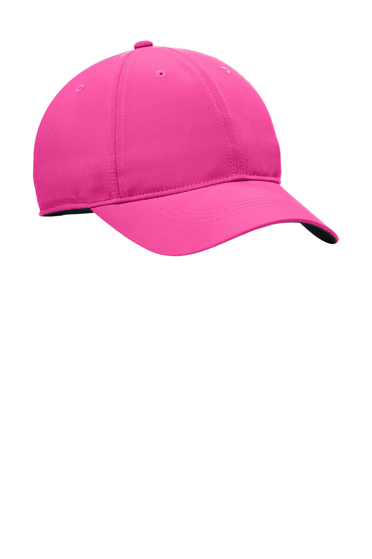 Front View of VividPink Nike Dri-FIT Tech Fine-Ripstop Cap NKFB6444 plain