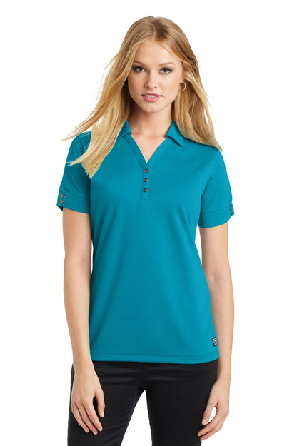 Front View of Voltage Blue OGIO - Glam Polo. LOG105 plain