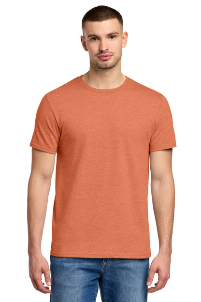 Front View of VtgHtrOrge Jerzees Premium Blend Ring Spun T-Shirt 560M plain