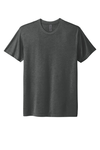 Front View of VtgHvyMetl Next Level Apparel Adult Tri-Blend Tee. NL6010 plain