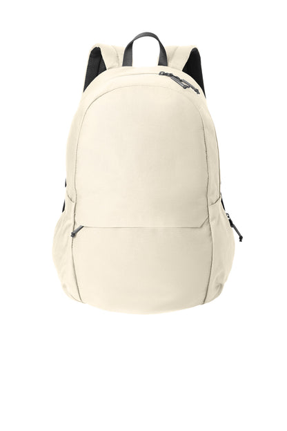 Front View of WarmQuartz Mercer+Mettle Claremont Backpack MMB210 plain