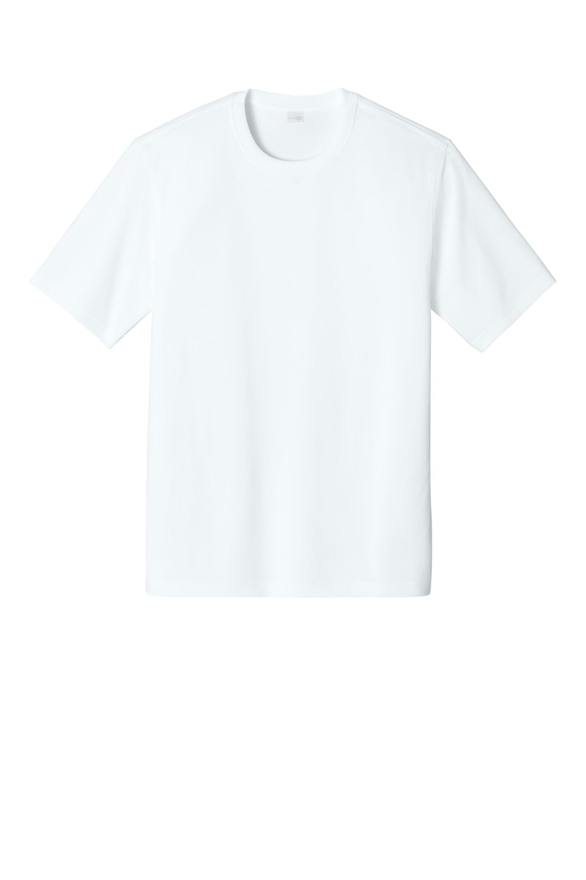 Front View of White CornerStone Workwear Pro Short Sleeve Tee CS440 plain