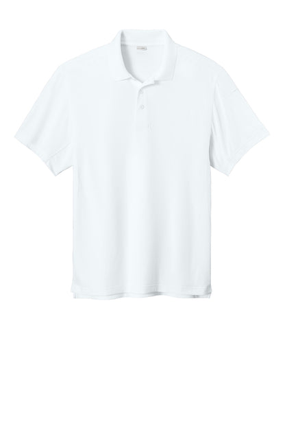 Front View of White CornerStone Workwear Pro Tactical Polo CS452 plain