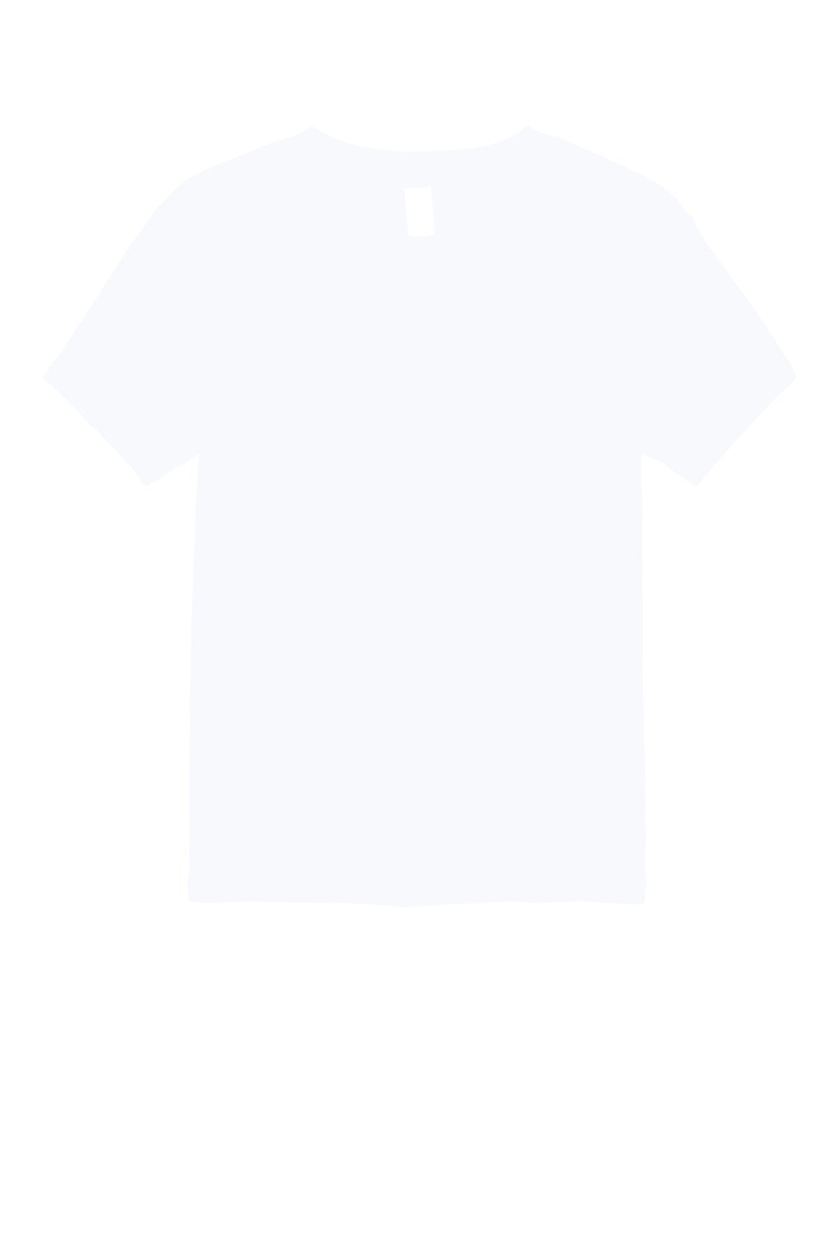 Front View of White Gildan Youth Softstyle CVC Tee 64000BCVC plain