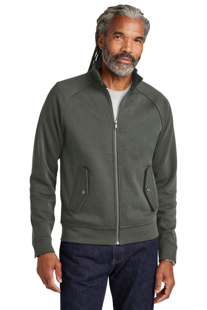 Front View of WindsorGry Brooks Brothers Double-Knit Full-Zip BB18210 plain
