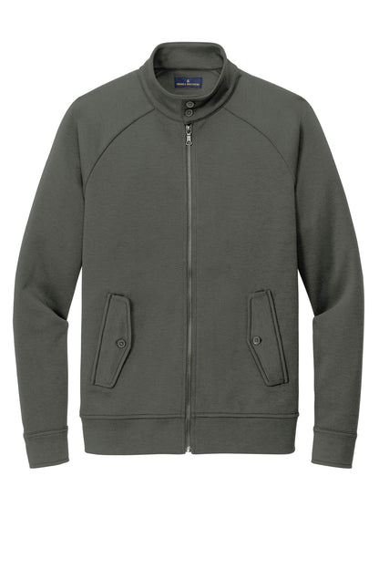 Front View of WindsorGry Brooks Brothers Double-Knit Full-Zip BB18210 plain