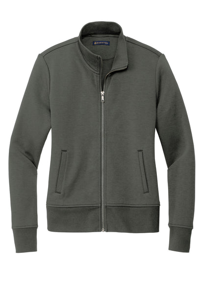 Front View of WindsorGry Brooks Brothers Women's Double-Knit Full-Zip BB18211 plain