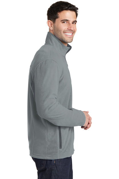 Frost Grey/Mag Port Authority Summit Fleece Full-Zip Jacket. F233 plain