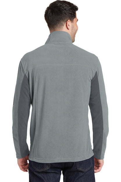 Frost Grey/Mag Port Authority Summit Fleece Full-Zip Jacket. F233 plain